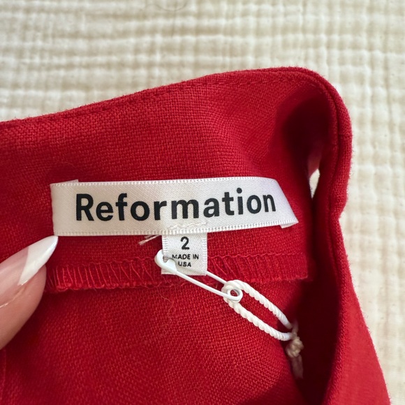 Reformation Citron Linen Dress - Picture 7 of 9